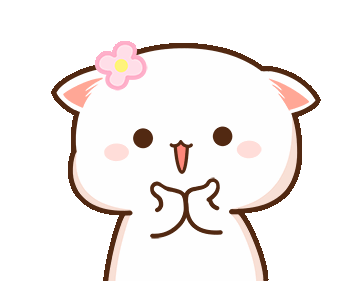 Cute cat sticker